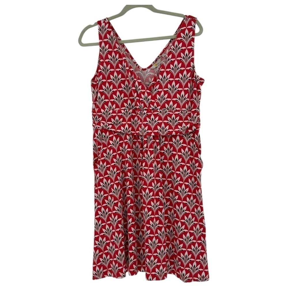 NEW Boden Effie Palm Print Jersey Dress Size 12P